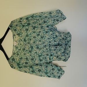 Eci Floral Blouse